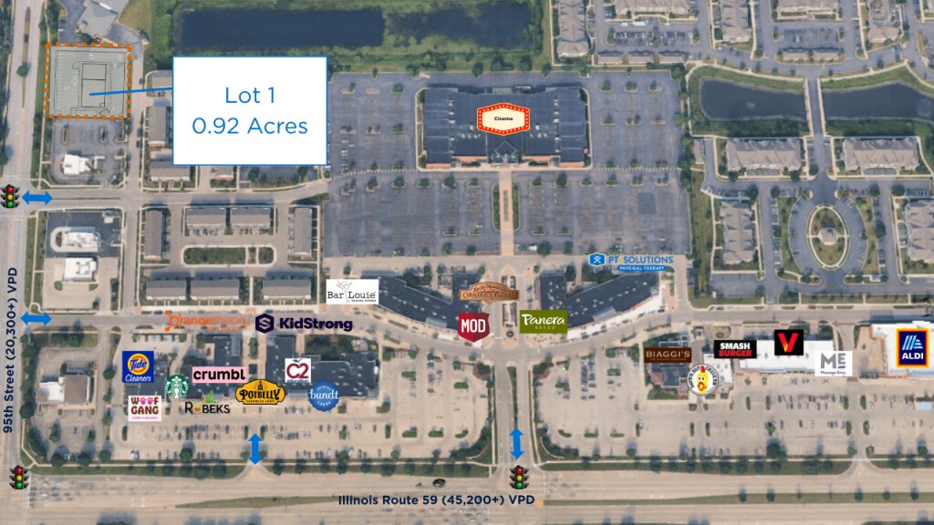 NWC Route 59 & 95th St, Naperville, IL for Rent