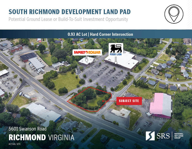 5601 Swanson Richmond, VA 23224 Land Property for Sale on