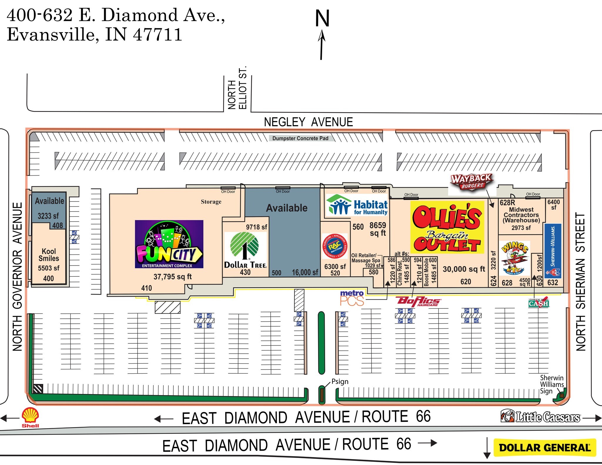 400 E Diamond Ave, Evansville, IN for Rent