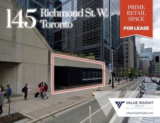 Toronto, ON Retail - 145 Richmond St W