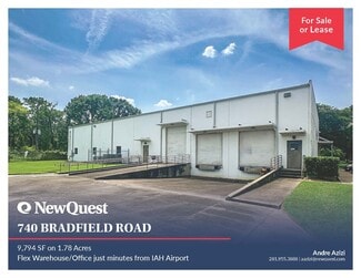 Houston, TX Flex - 740 Bradfield Rd Houston, TX Flex - 740 Bradfield Rd
