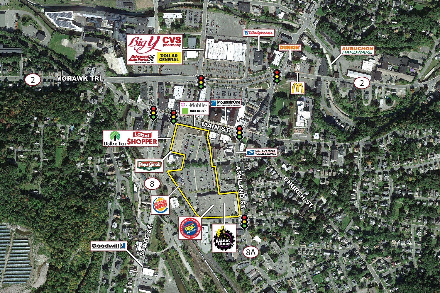 7680 Rear Main St North Adams, MA 01247 Retail Property for Lease on