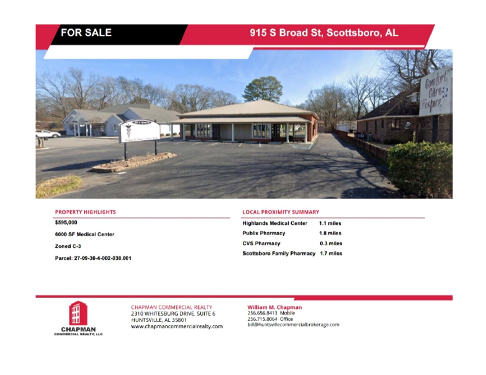 915 S Broad St, Scottsboro, AL for Sale