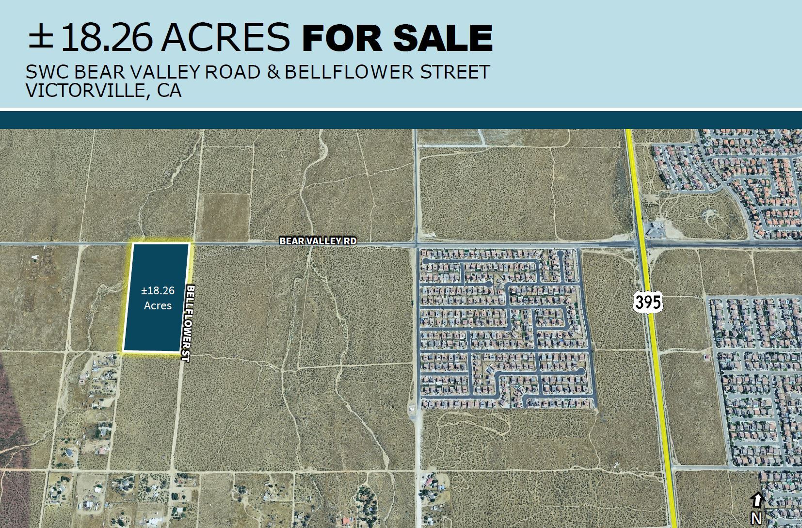 SWC Bear Valley Road and Bellflower Street, Victorville, CA for Sale