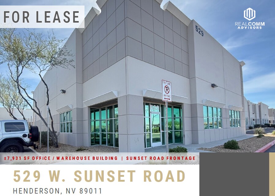 529 W Sunset Rd, Henderson, NV for Rent