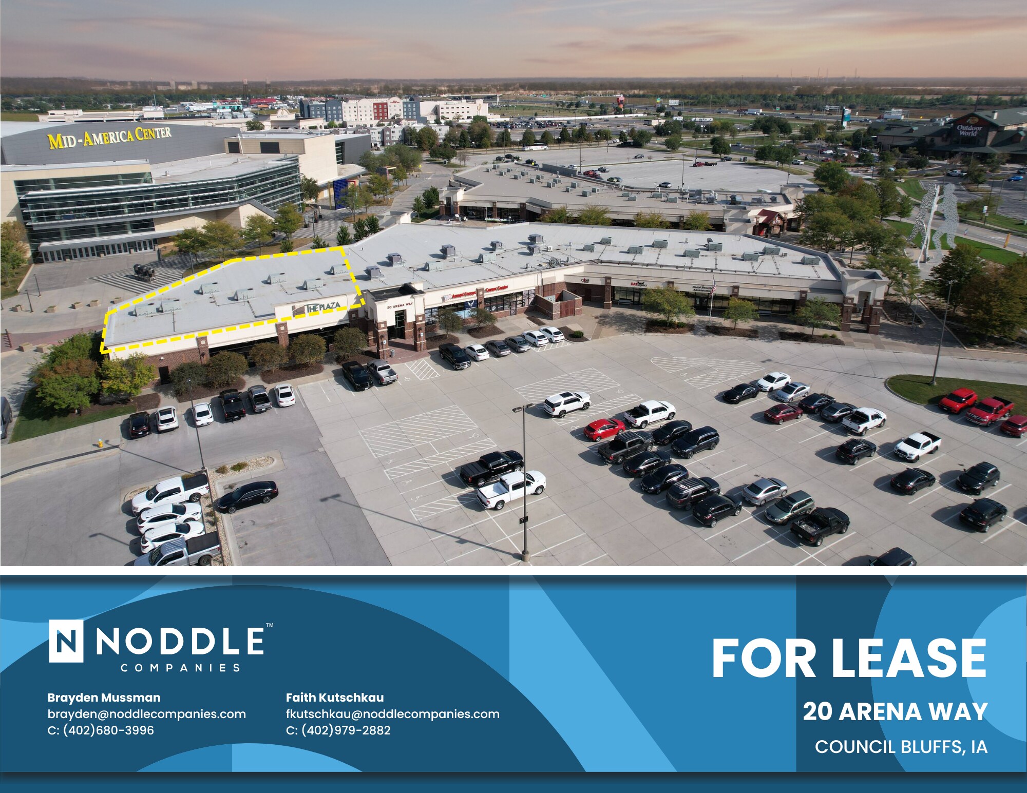 20-40 Arena Center, Council Bluffs, IA for Rent