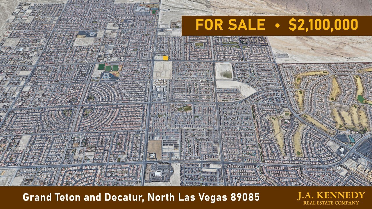 Grand Teton Drive and Decatur Blvd, North Las Vegas, NV for Sale