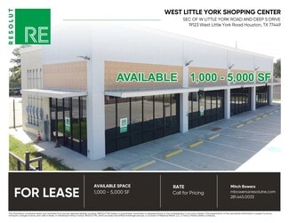 Katy, TX Retail - 19123 W Little York Rd