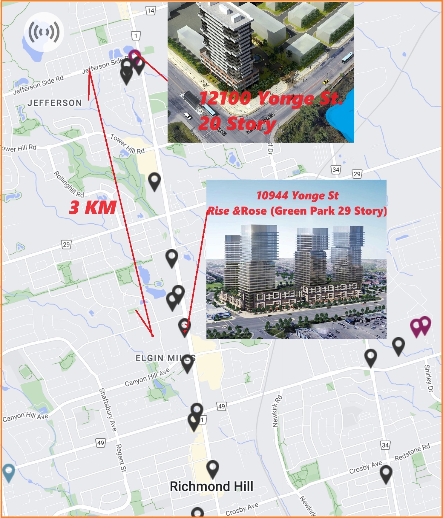 Yonge St, Richmond Hill, ON for Sale