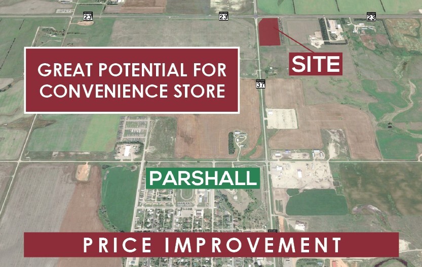 ND Highway 37 & ND Highway 23, Parshall, ND for Sale