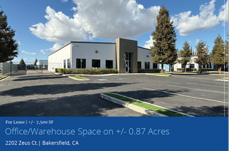 Bakersfield, CA Industrial - 2202 Zeus Ct
