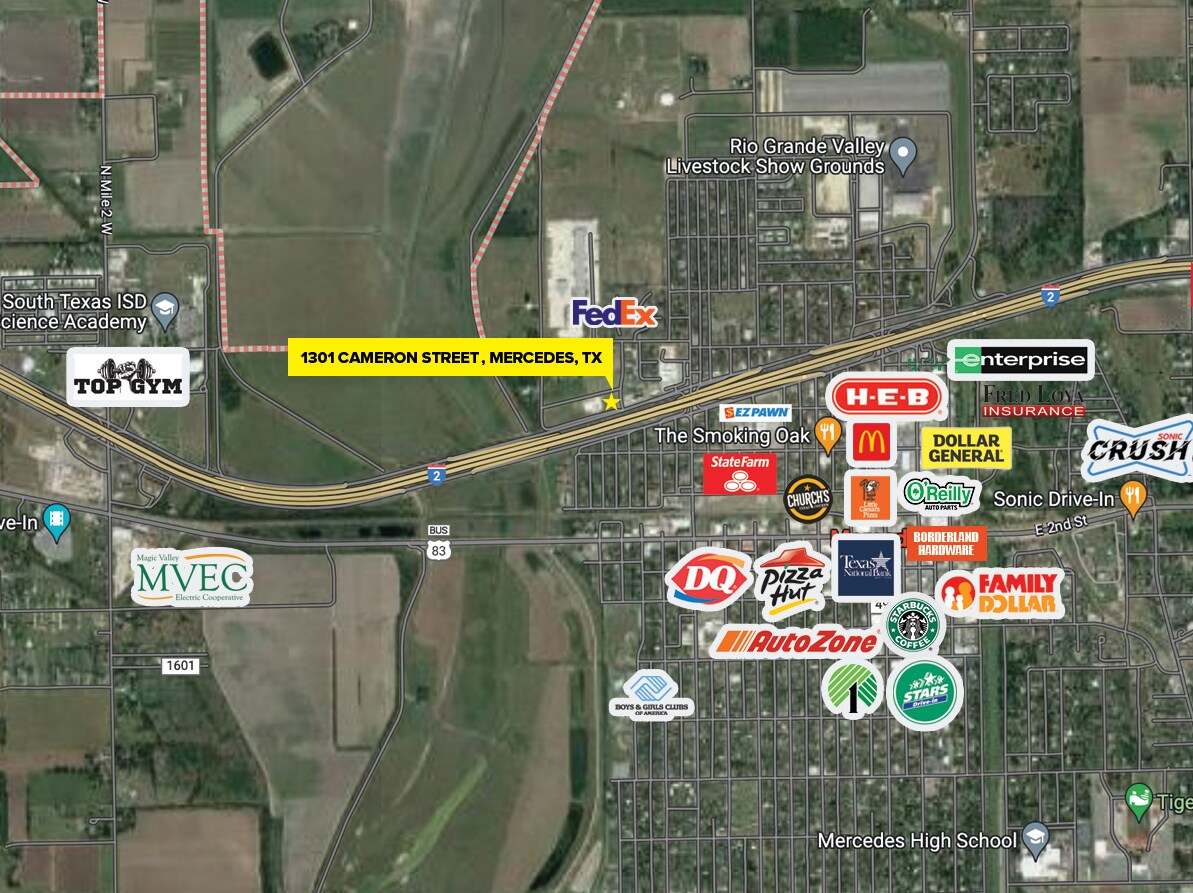 Corner of Expressway 83 & Michigan Ave., Mercedes, TX for Sale