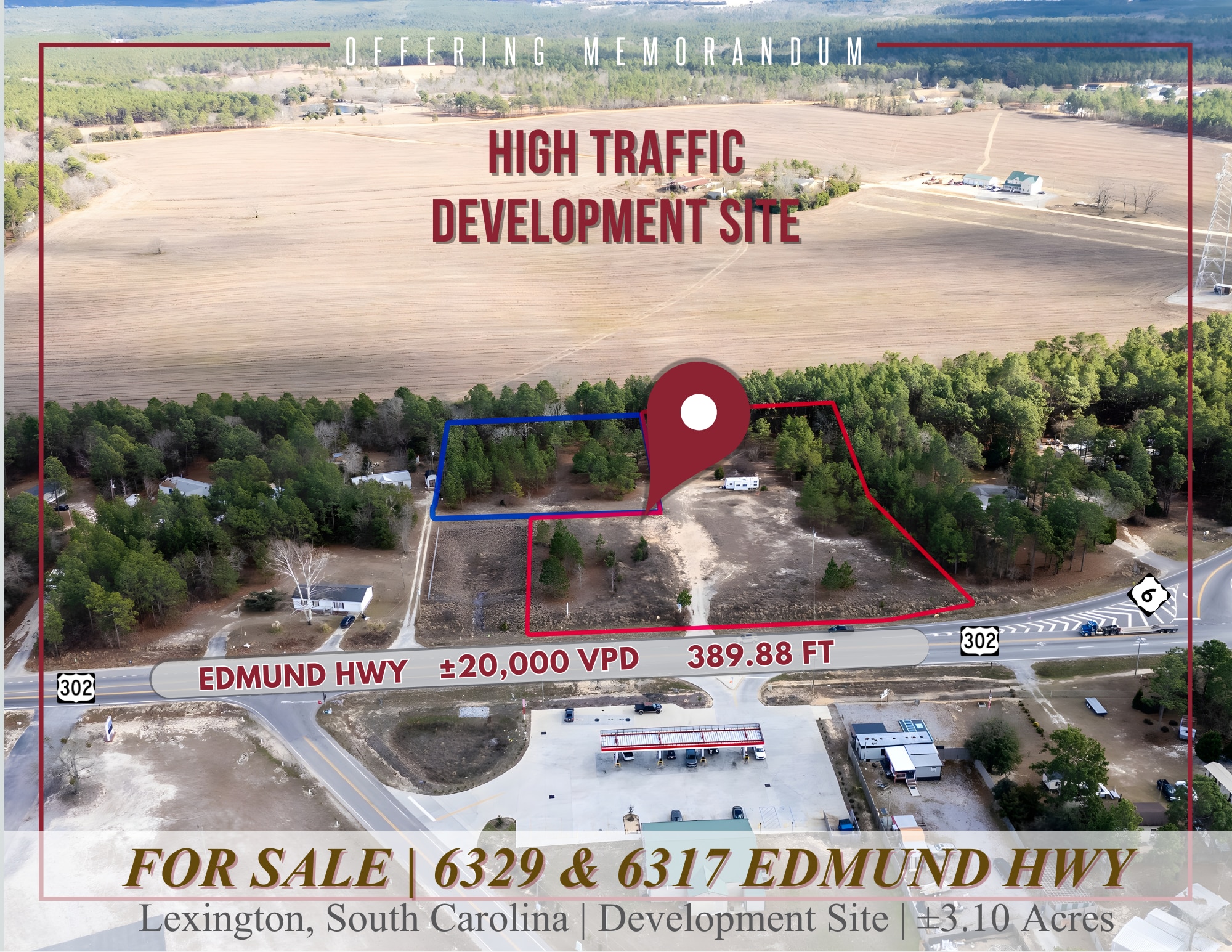 6329 & 6317 Edmund Hwy, Lexington, SC for Sale