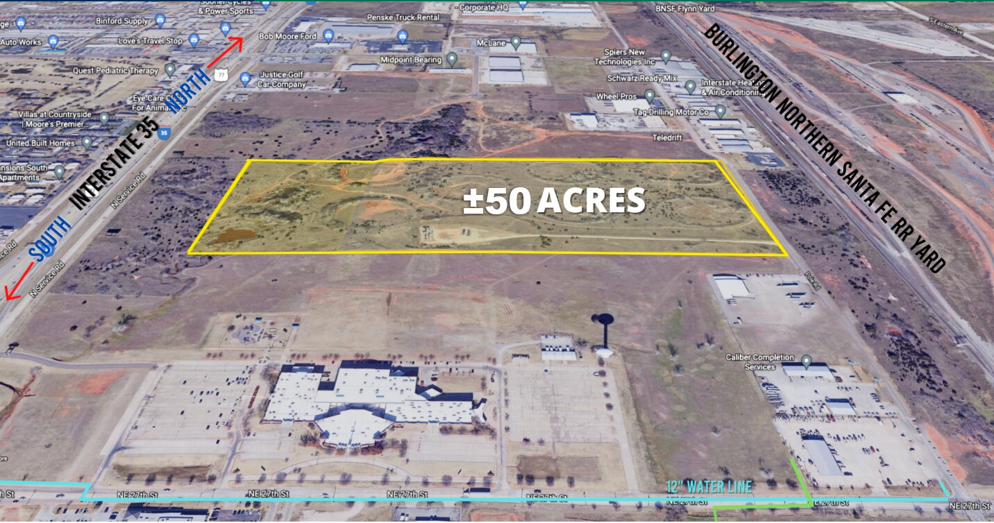 Pole Rd N of NW 27th, Moore, OK for Sale