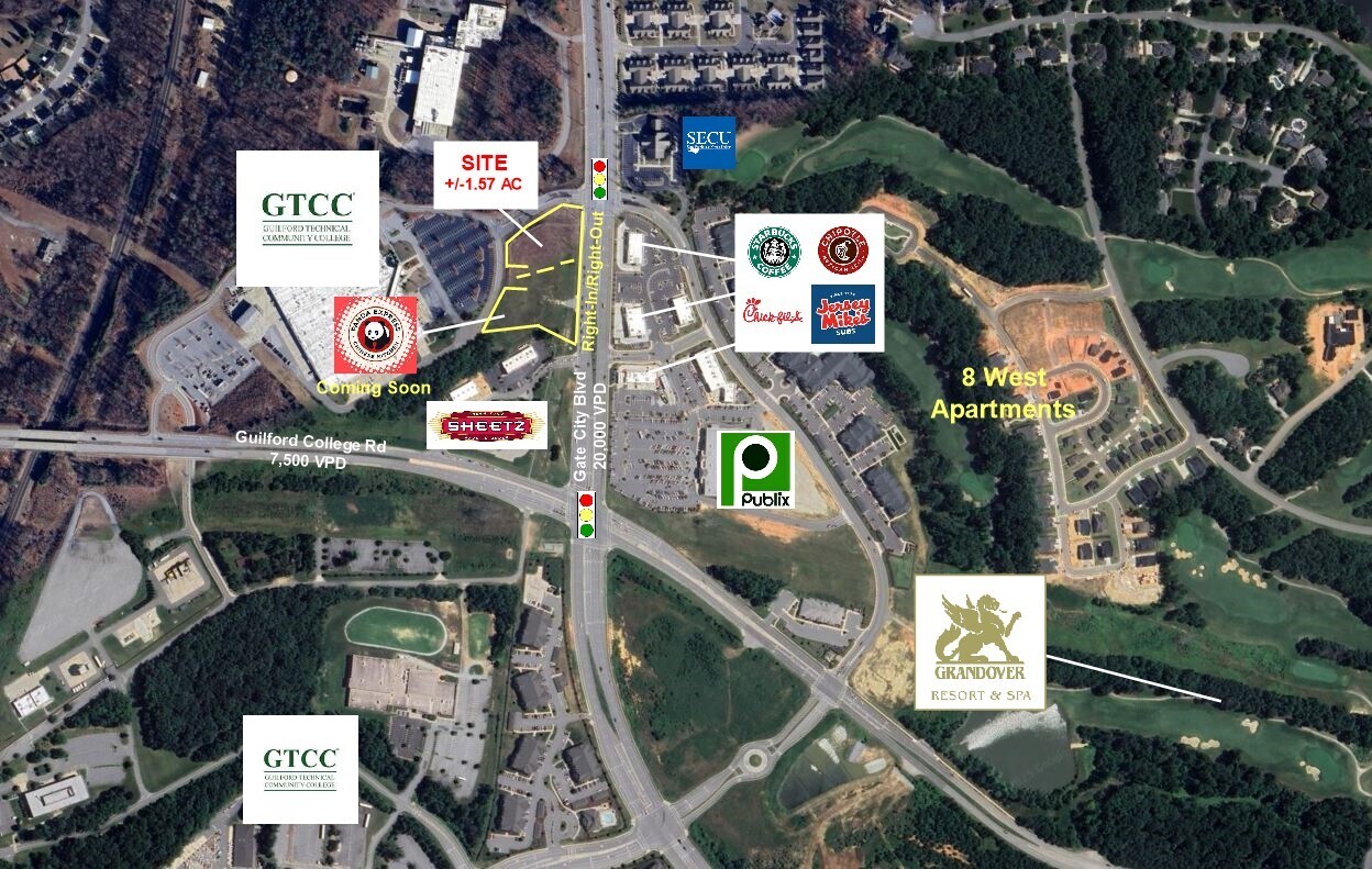 6014-6016 W Gate City Blvd, Jamestown, NC for Rent
