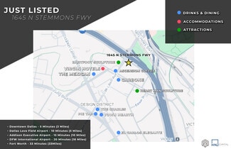 Dallas, TX Retail, Flex - 1645 N Stemmons Fwy