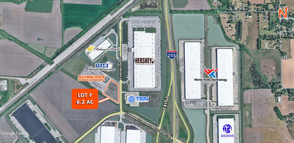 Gateway Commerce Center Dr E and Enterprise Dr, Edwardsville, IL for Sale