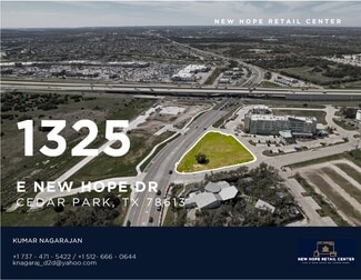 Cedar Park, TX Retail - 1325 E New Hope Dr
