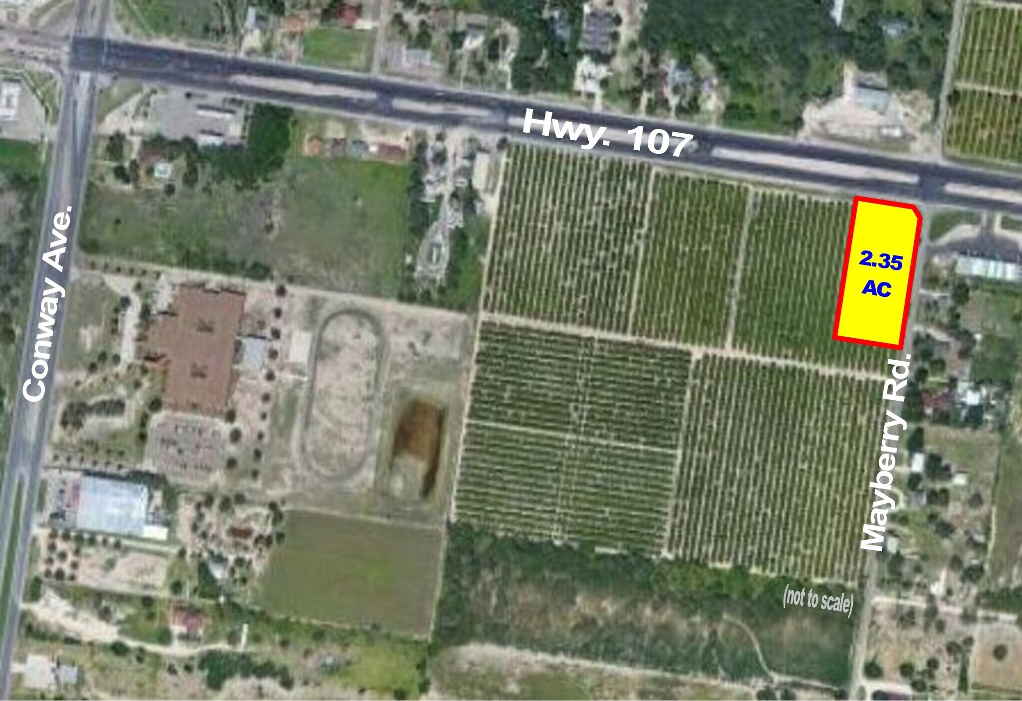 Highway 107 & Mayberry Rd, Mission, TX for Sale