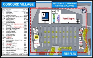 Smyrna, GA Retail - 3201-3209 S Cobb Dr