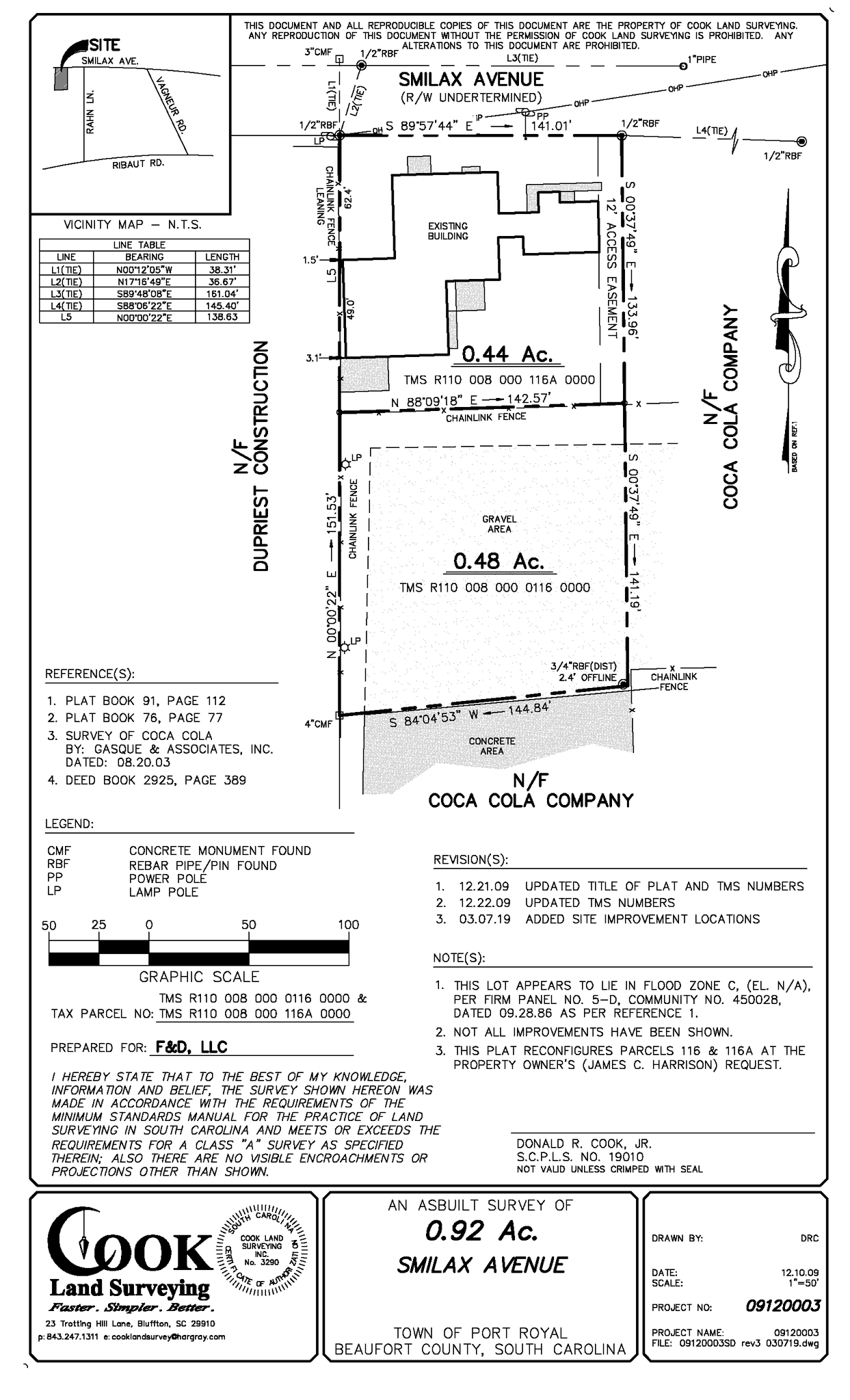 2812 Smilax Ave Port Royal, SC 29935 Land Property for Lease on
