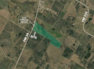 Red Rock, TX Agricultural Land - FM 20 50.865 Acres