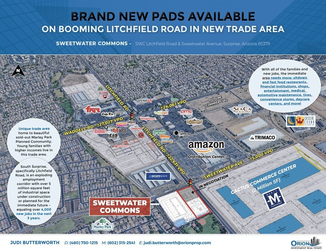 SWC Litchfield Rd & Sweetwater, Surprise, AZ for Sale