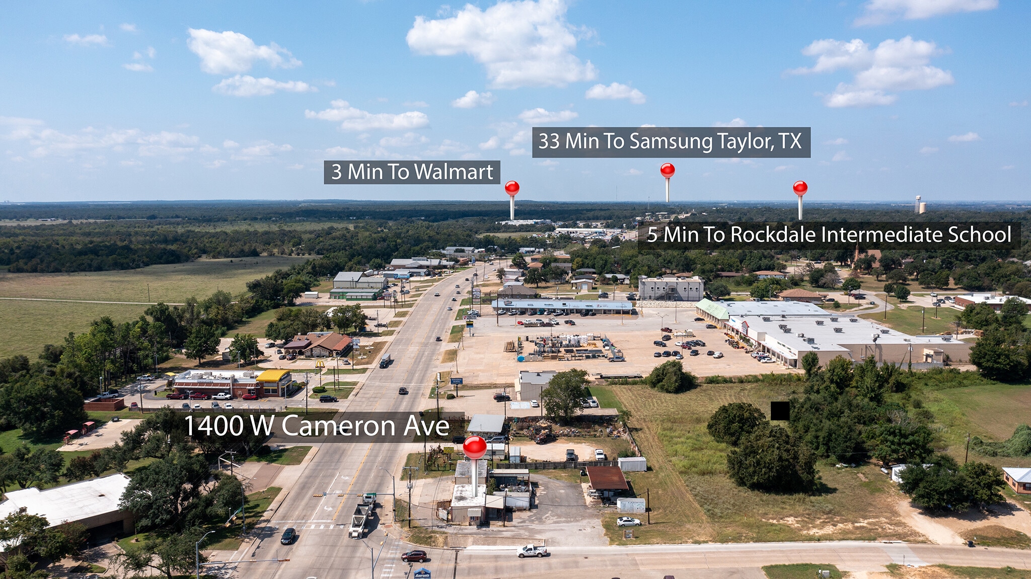 1400 W Cameron Ave, Rockdale, TX for Sale