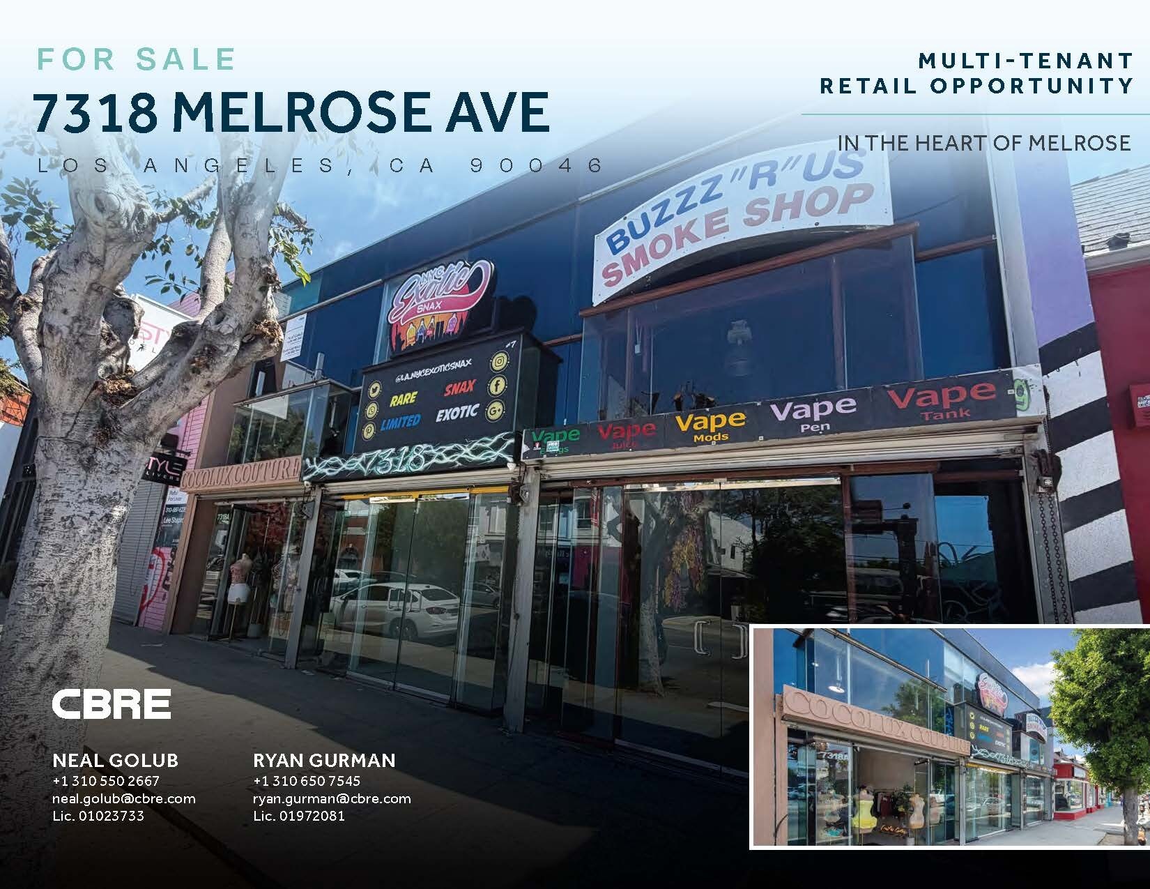 7318 Melrose Ave, Los Angeles, CA for Sale
