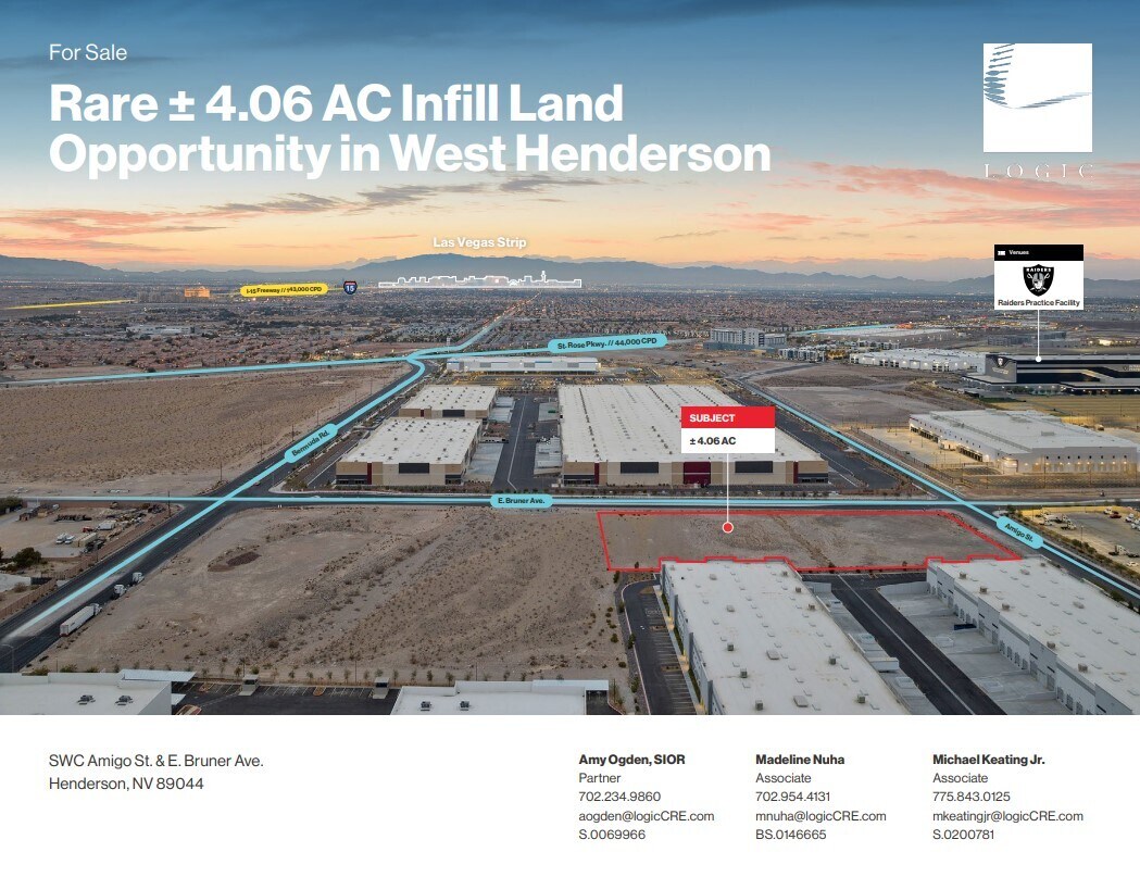 SWC Amigo St. & Bruner Ave., Henderson, NV for Sale