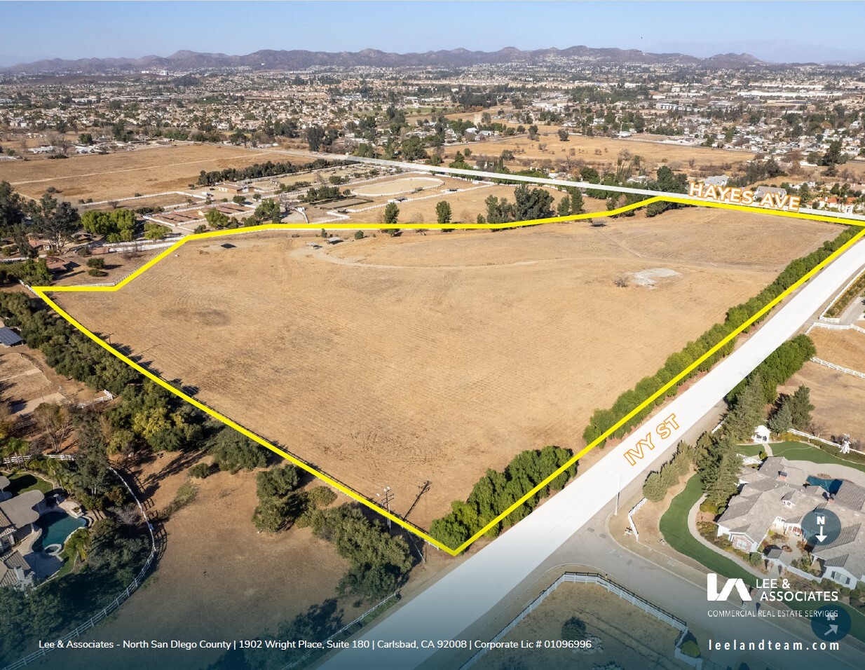 NEC Hayes Ave & Ivy Street ave, Murrieta, CA for Sale