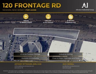 Newark, NJ Industrial Land - 120 Frontage Rd