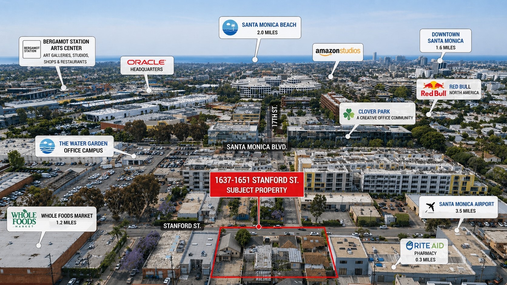 1637-1651 Stanford St, Santa Monica, CA for Sale