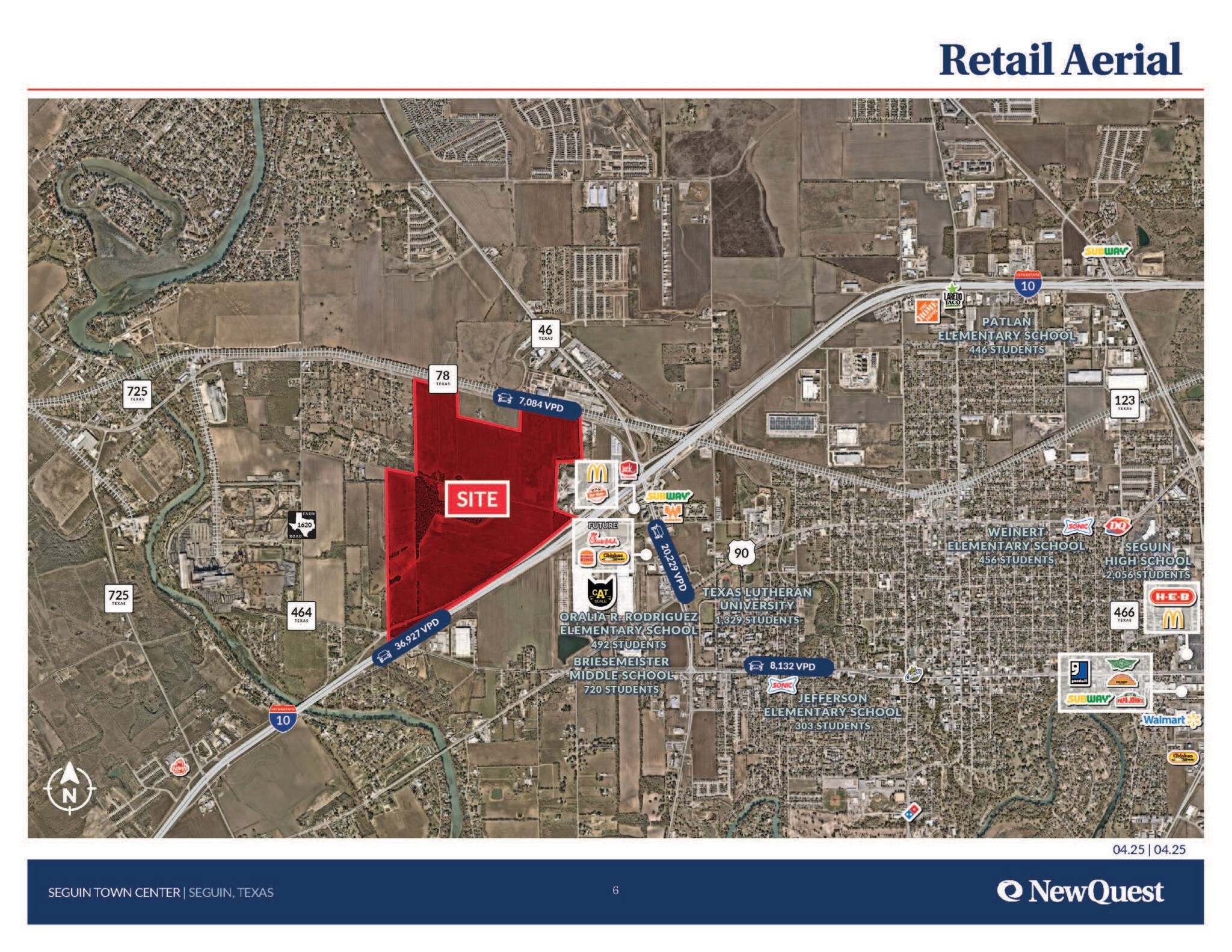 NWC I-10 & Highway 46, Seguin, TX for Sale