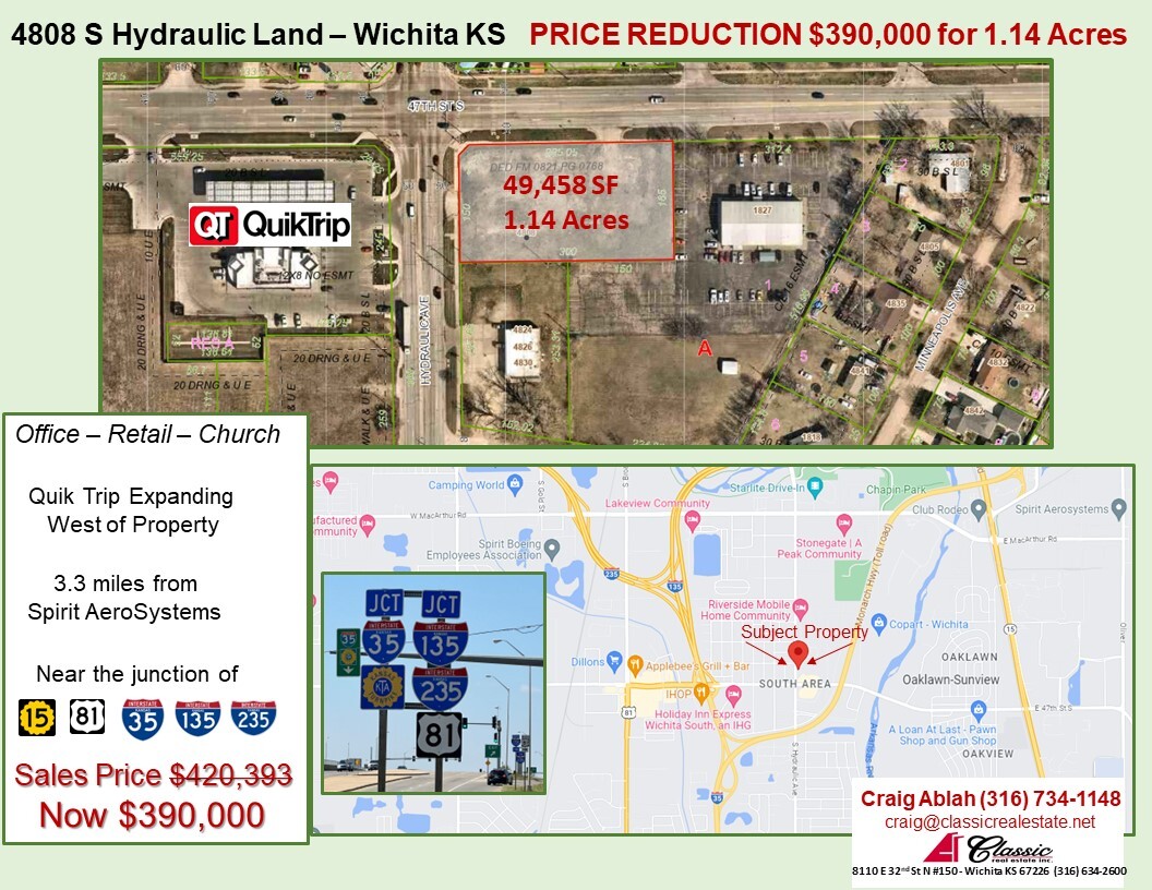 4808 S Hydraulic St, Wichita, KS for Sale