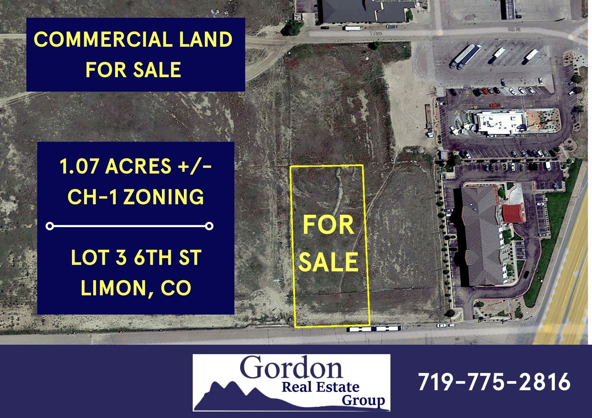6th St @ Hwy 24 - Lot 3, Limon, CO for Sale