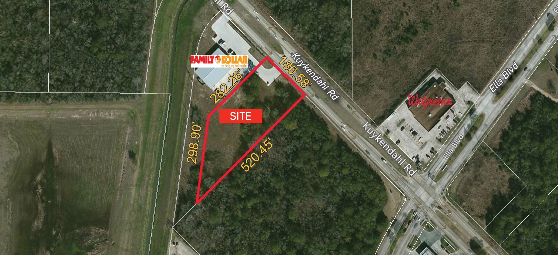 Kuykendahl Rd & Ella Blvd Houston, TX 77090 Land Property for Lease