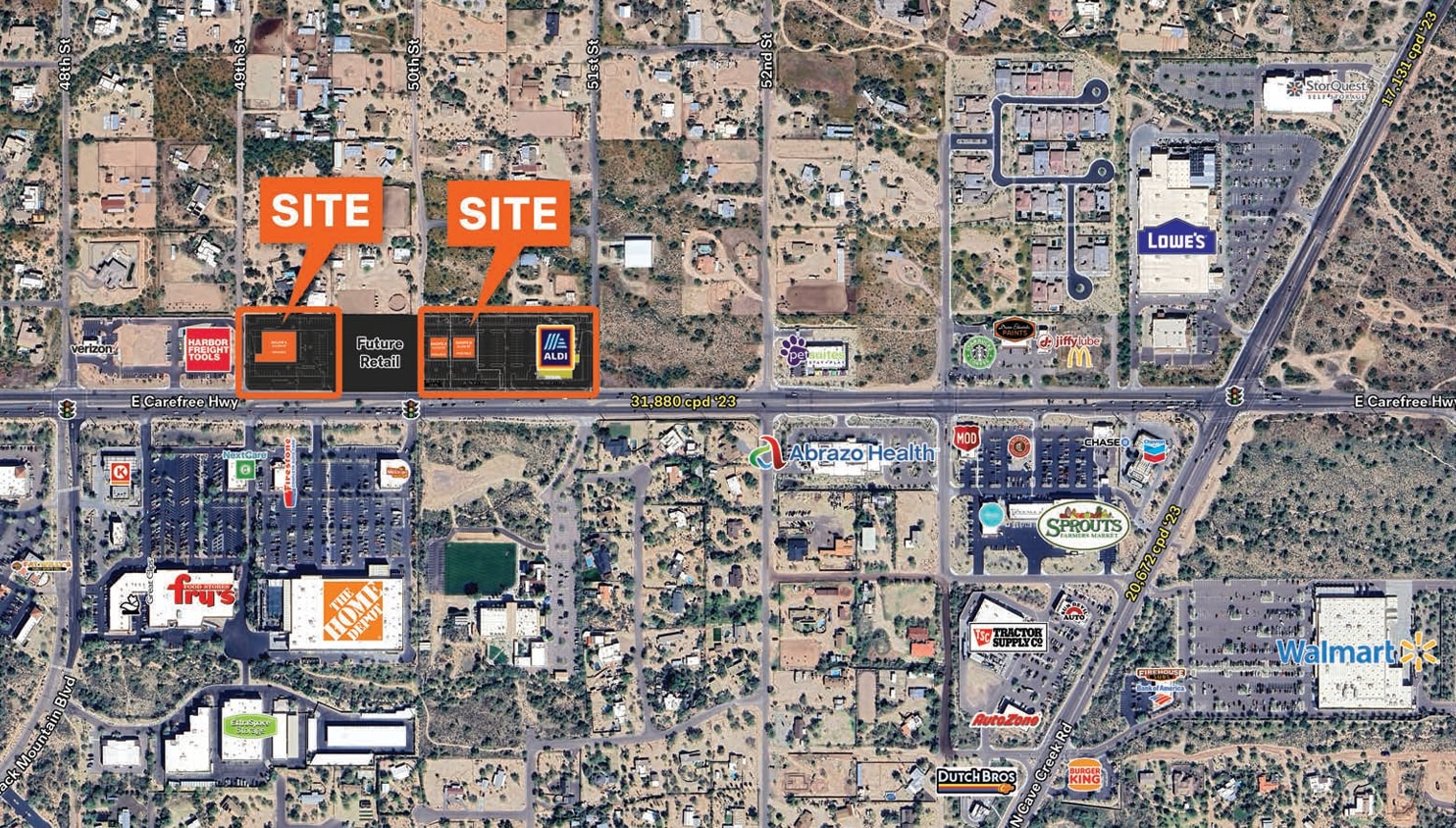 NEC of E Carefree Hwy & 49th St, Cave Creek, AZ for Sale