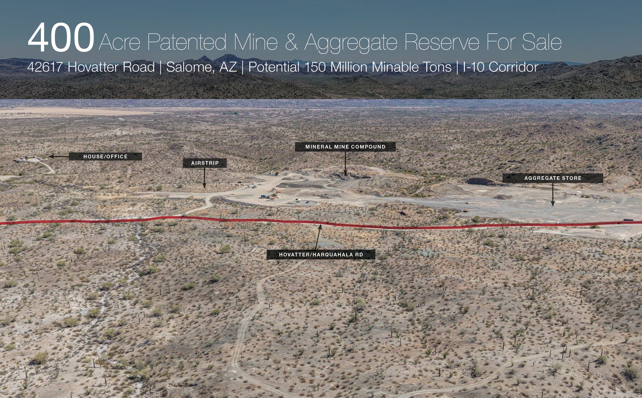 42617 Hovatter Rd, Salome, AZ for Sale