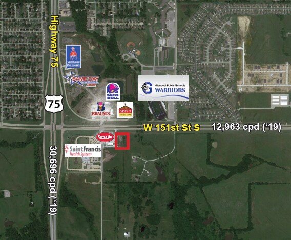 W 151st St S, Glenpool, OK for Sale