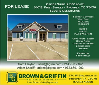Prosper, TX Office - 307 E 1st St