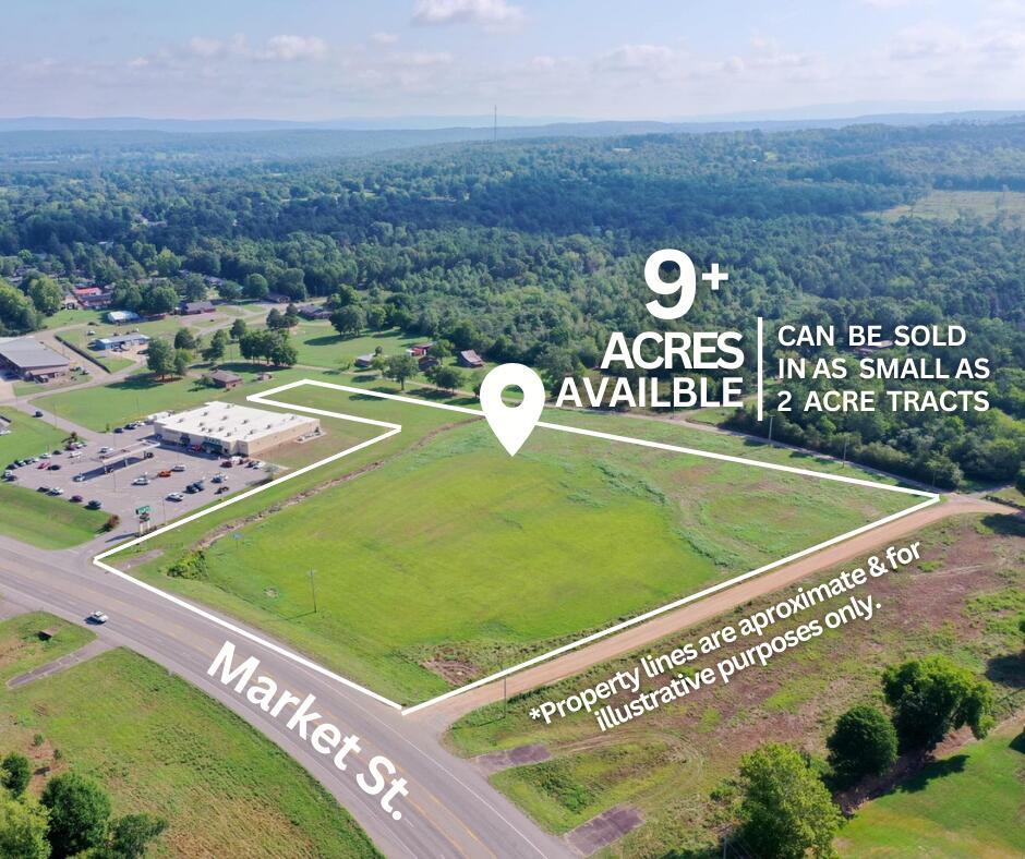 9+ Acres on Market Street Dover AR 72837, Dover, AR for Sale