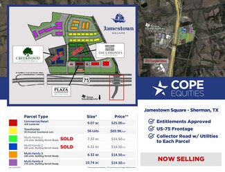 Sherman, TX Commercial Land - US-75 & Akers Road