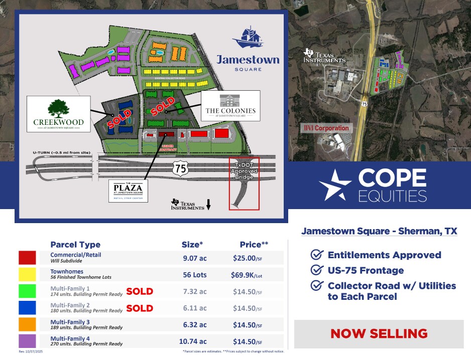 US-75 & Akers Road, Sherman, TX for Sale
