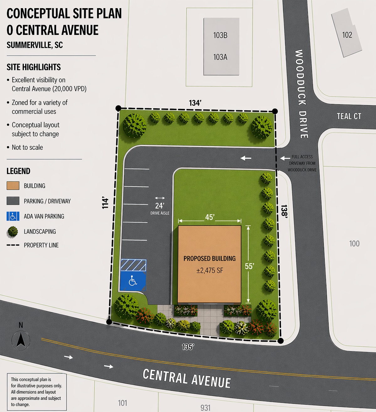 0 Central Ave, Summerville, SC for Sale