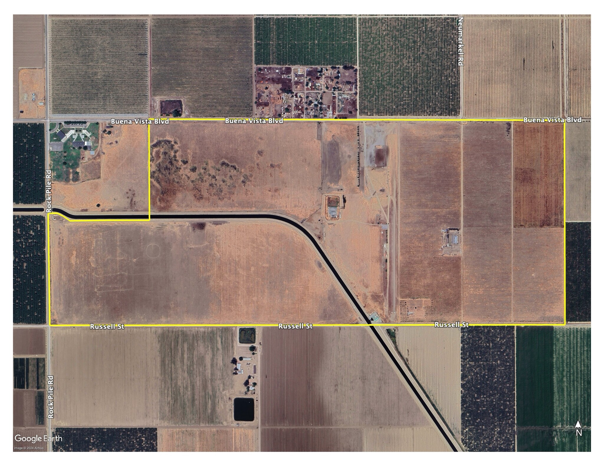 Northwest Corner of Rockpile Rd. and Russell St, Arvin, CA for Sale