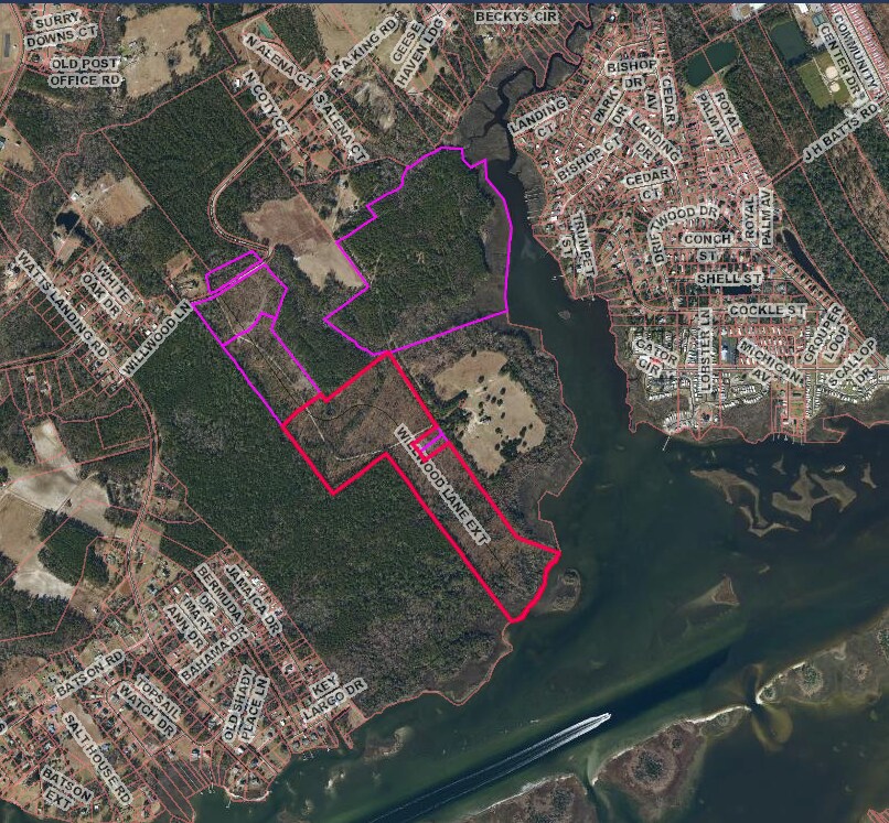 141 Watts Landing Rd Hampstead, NC 28443 Land Property for Lease on