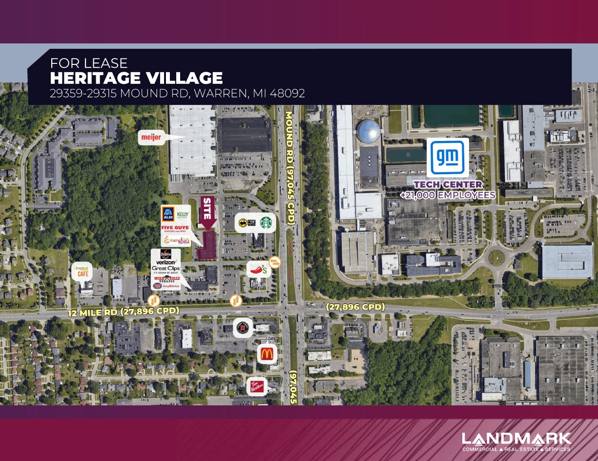 5709-5773 E 12 Mile Rd, Warren, MI for Rent
