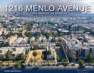 Los Angeles, CA Commercial - 1216 Menlo Ave