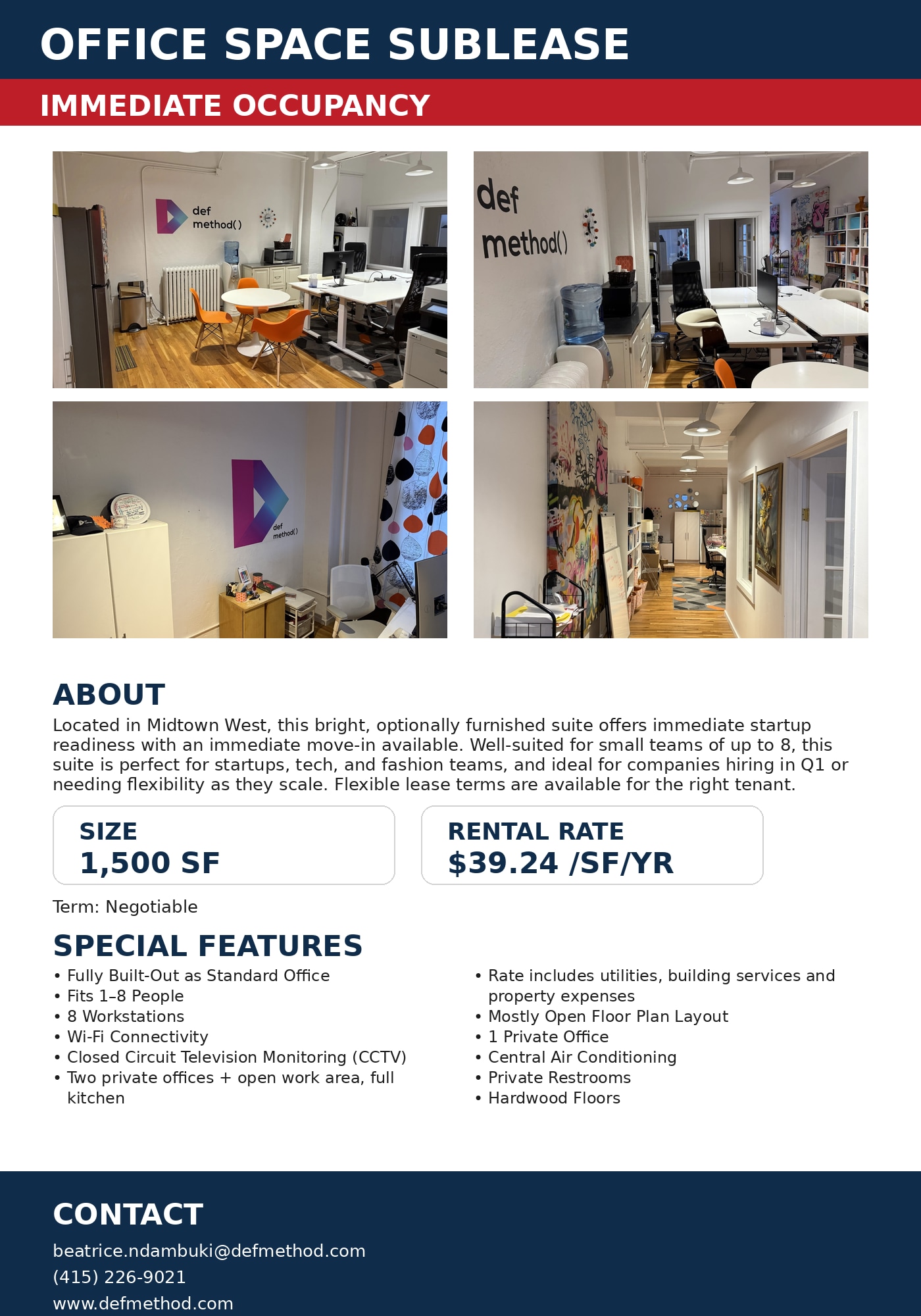 336-342 W 37th St, New York, NY for Rent